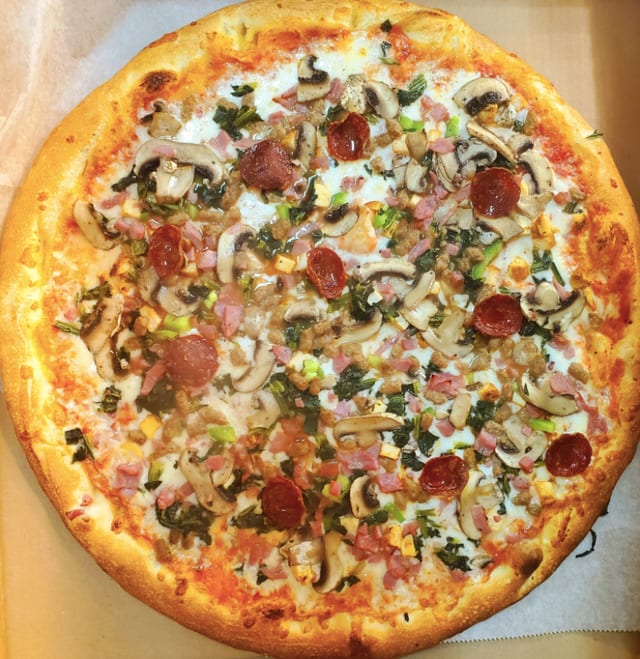 Artistic Pizza's Everything Pizza.