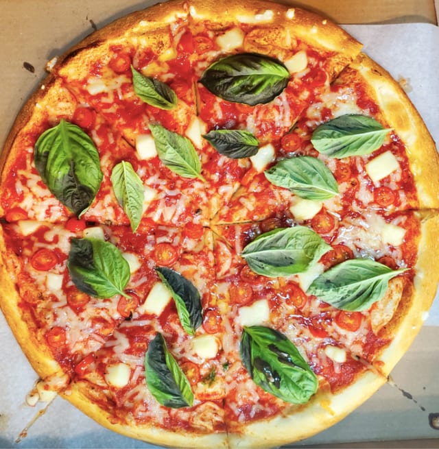The Vegan Margherita Pie.