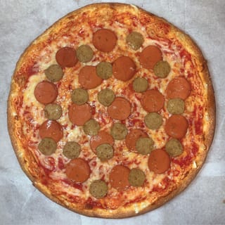 The Vegan Sausage & Pepperoni Pie