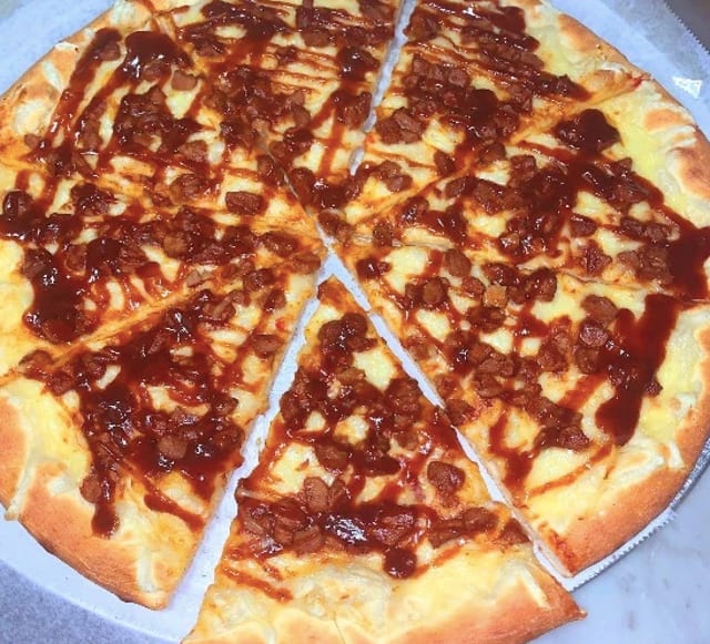 The Vegan BBQ Pizza Club.