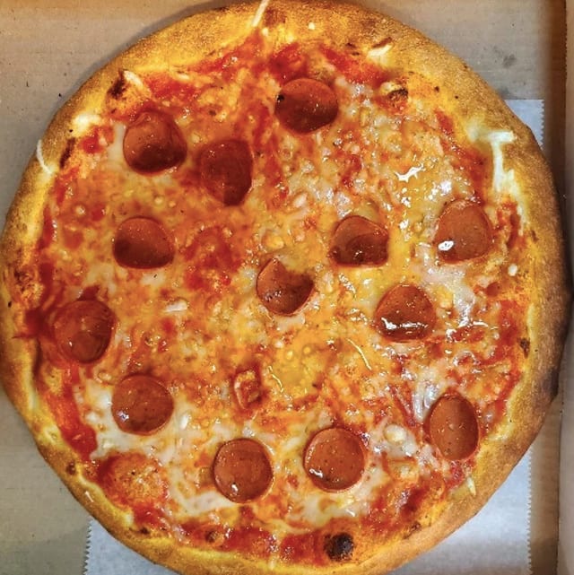 The Vegan Pepperoni Pie.