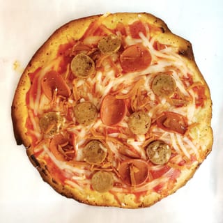 ZeroGluten Vegan Meat club Pizza Pie