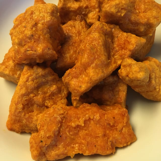 ZeroGluten Vegan Buffalo chicken.